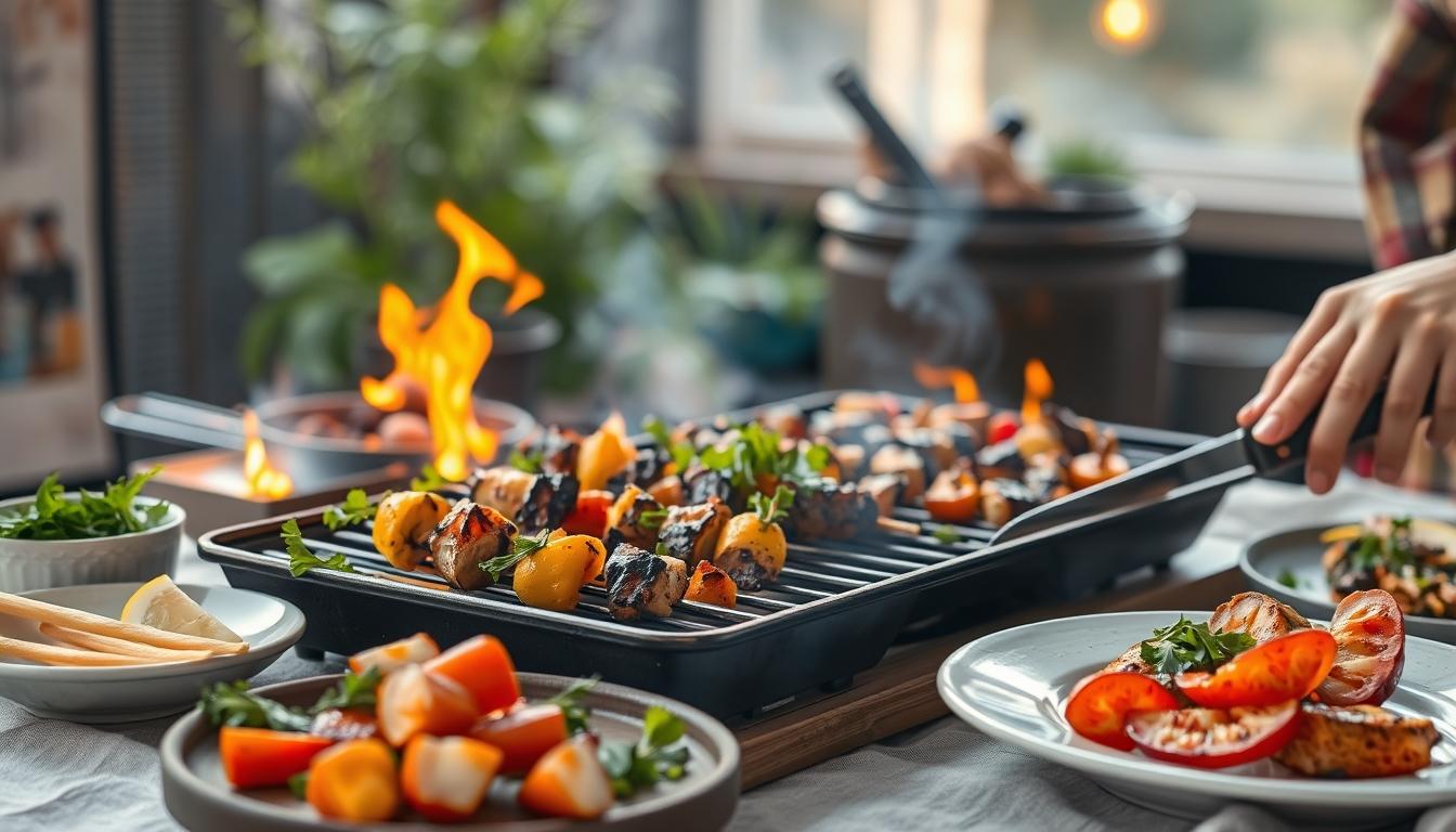 Fresh ingredients for healthy home cooking