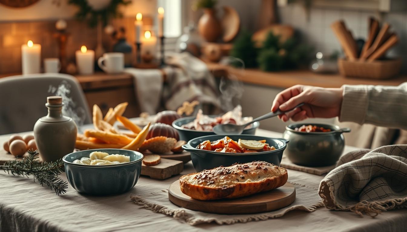 Fresh ingredients and home cooking inspiration